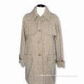 Women's Woolen Coat, Available in Gray